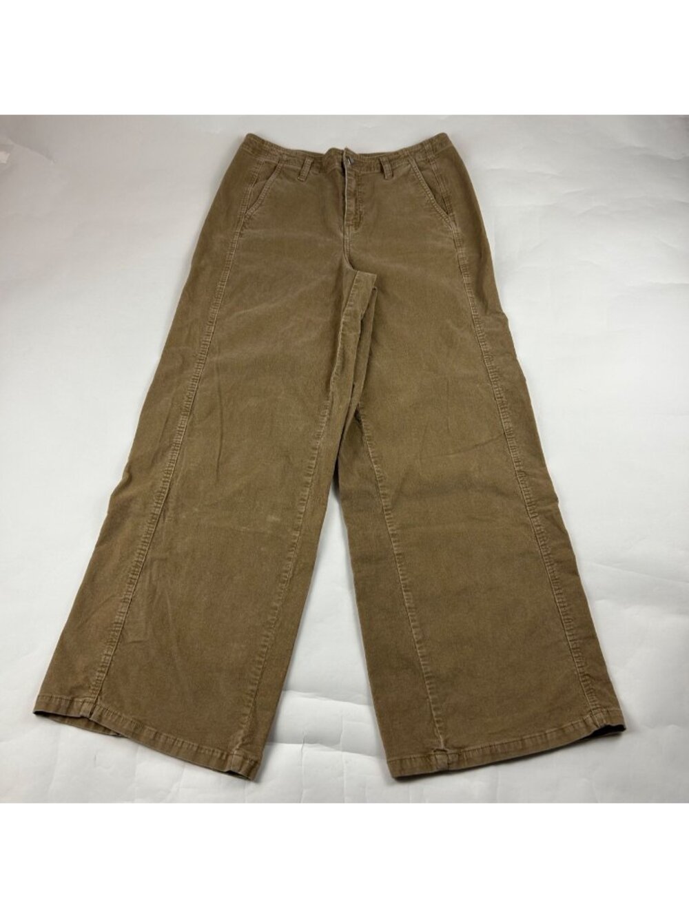 Celebrity Pink Warm Khaki Pincord Wide Leg Pant 30